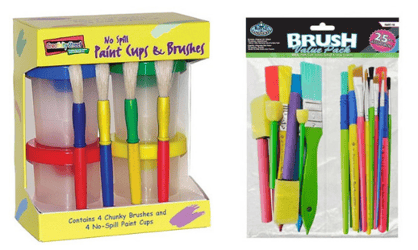 Paint-cups-brushes