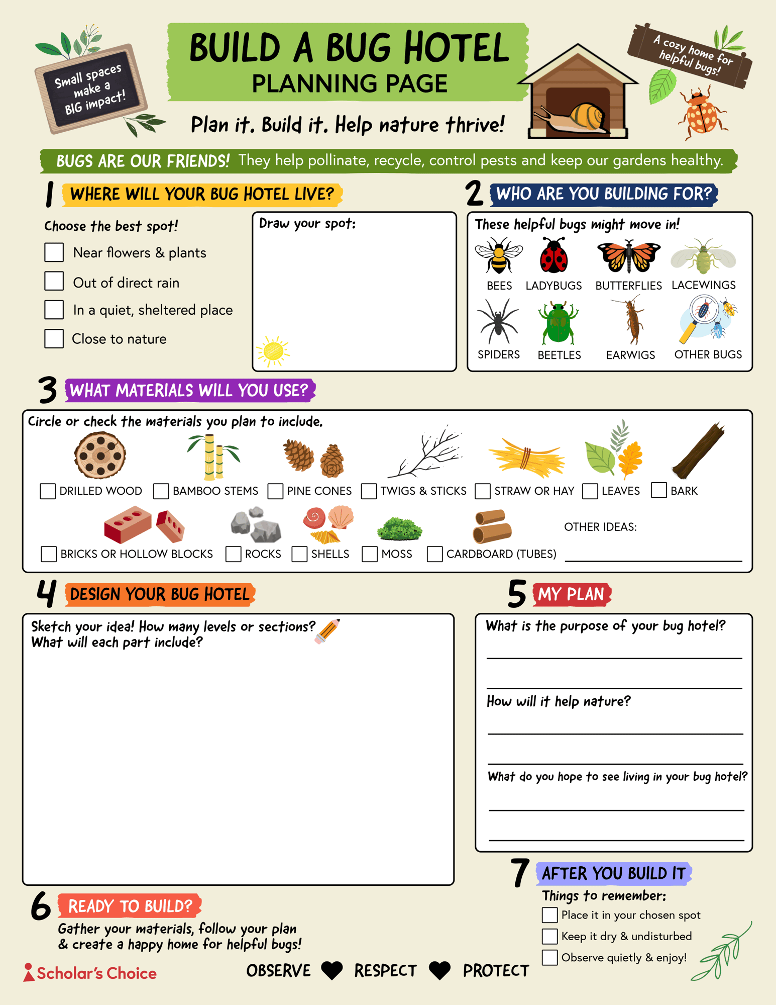 build a bug hotel_printable