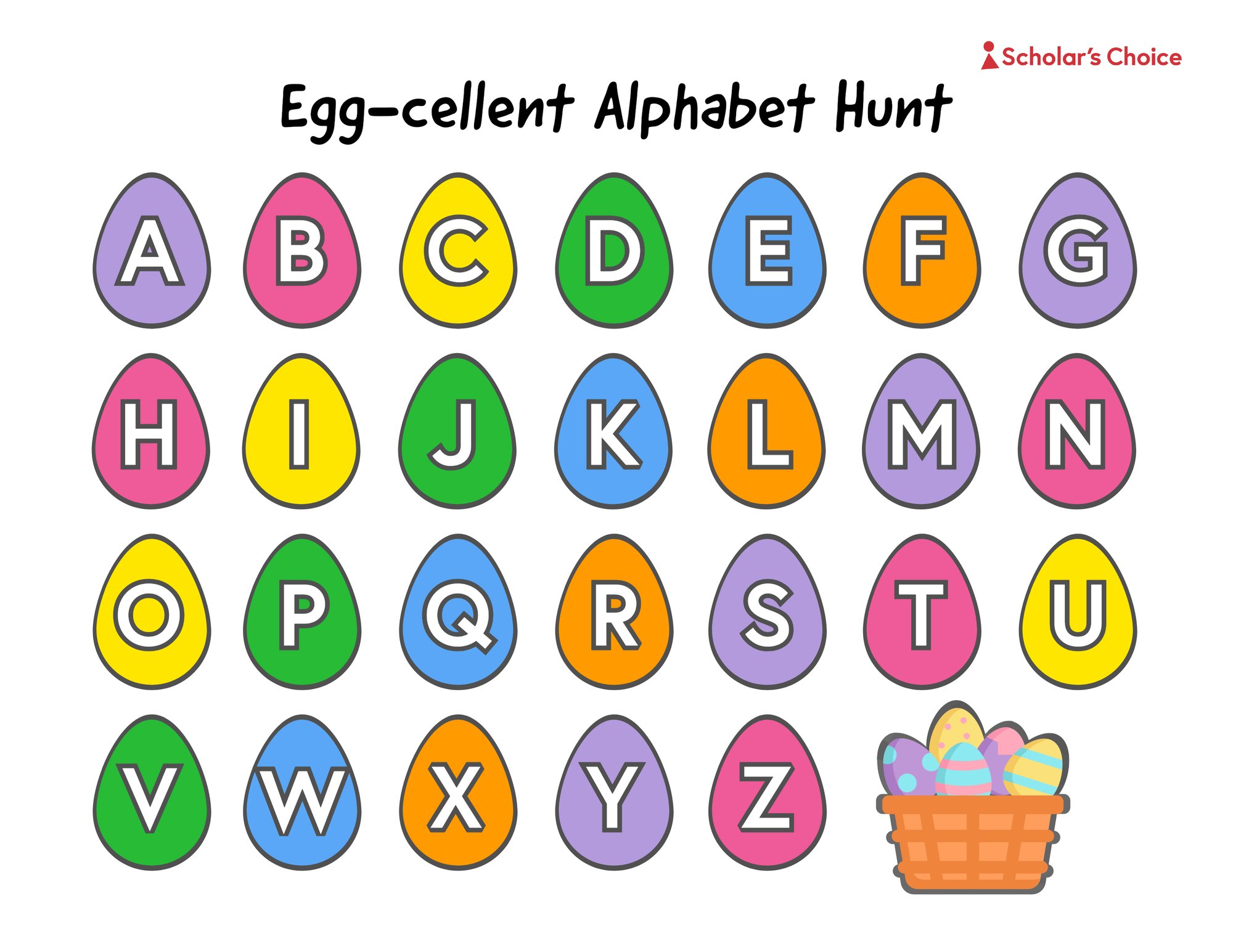 easter egg literacy_printable pic