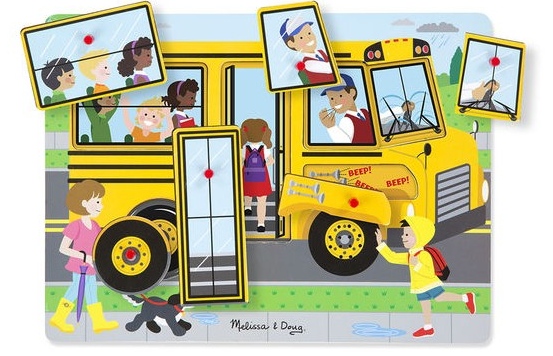 One of our most popular wooden puzzles from Melissa and Doug, 