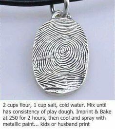 Infant Program Salt Dough Thumbprint