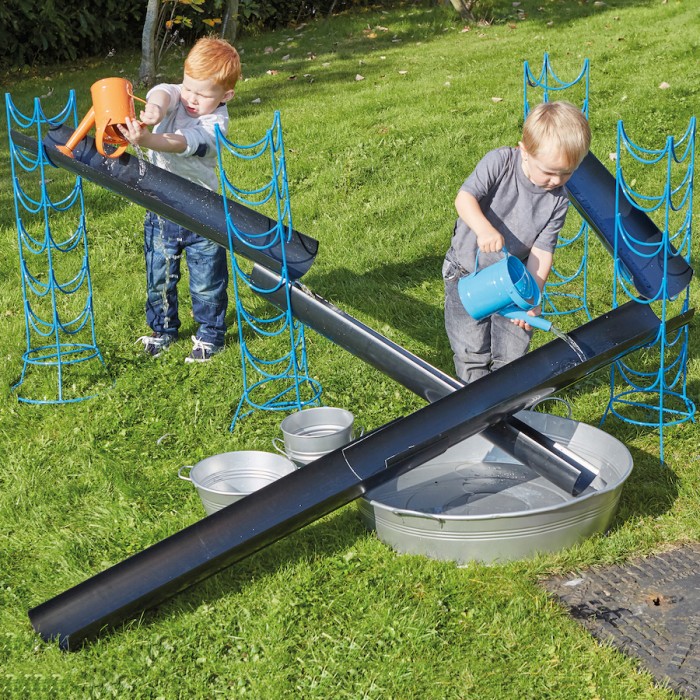 guttering water play