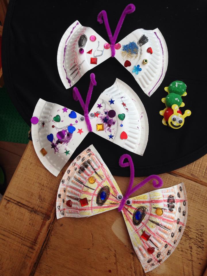 Paper Plate Butterflies