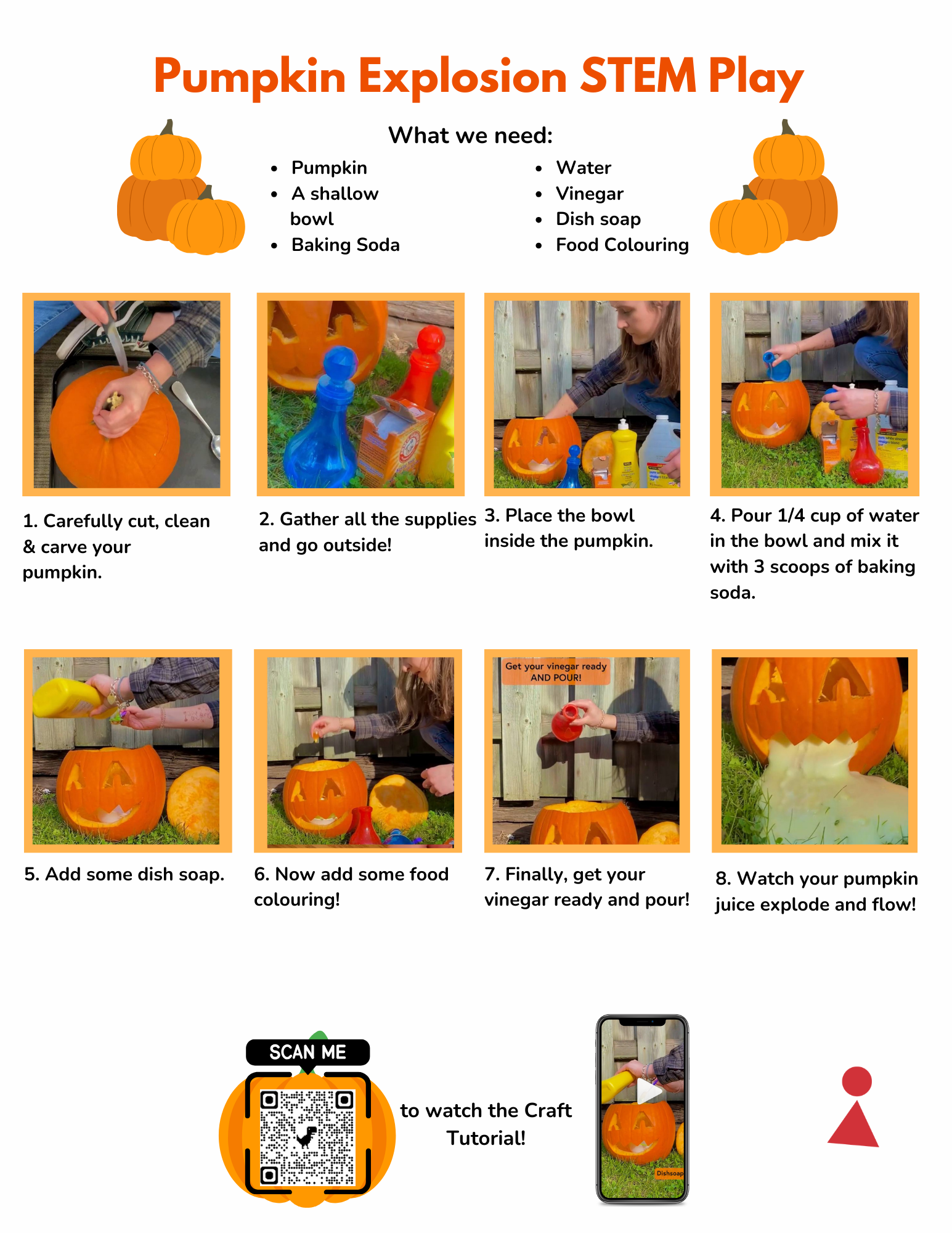 Pumpkin Explosion STEM Play