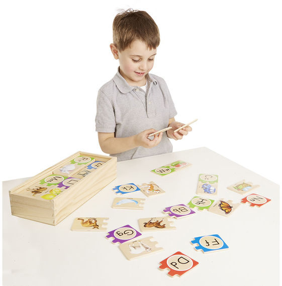 Self Correcting Alphabet Letter Puzzles