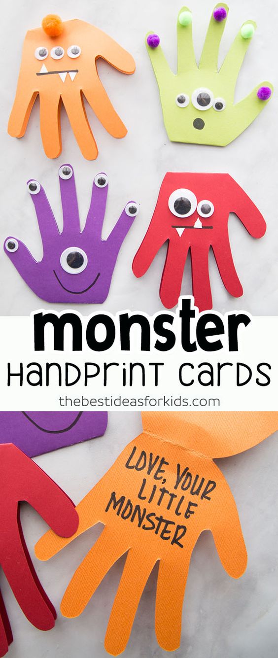 Toddler Program Monster Handprint