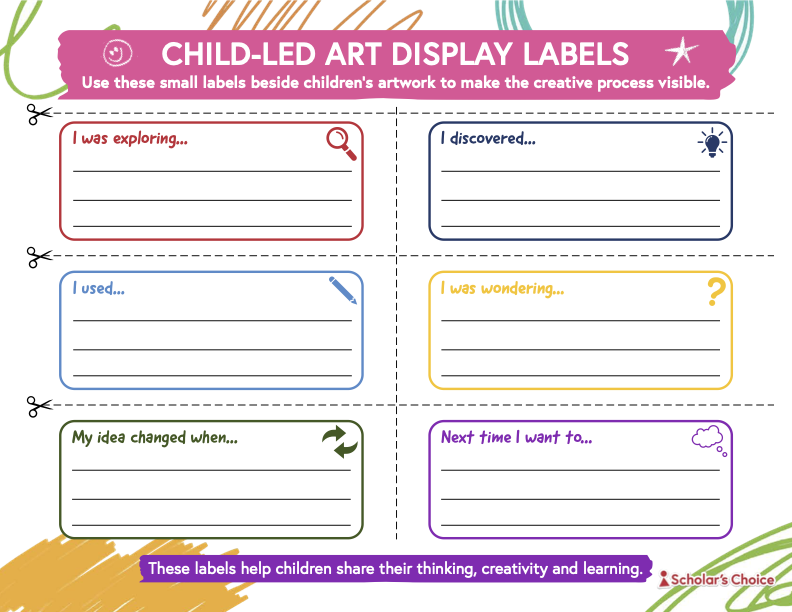 art display labels_printable pack pg 1