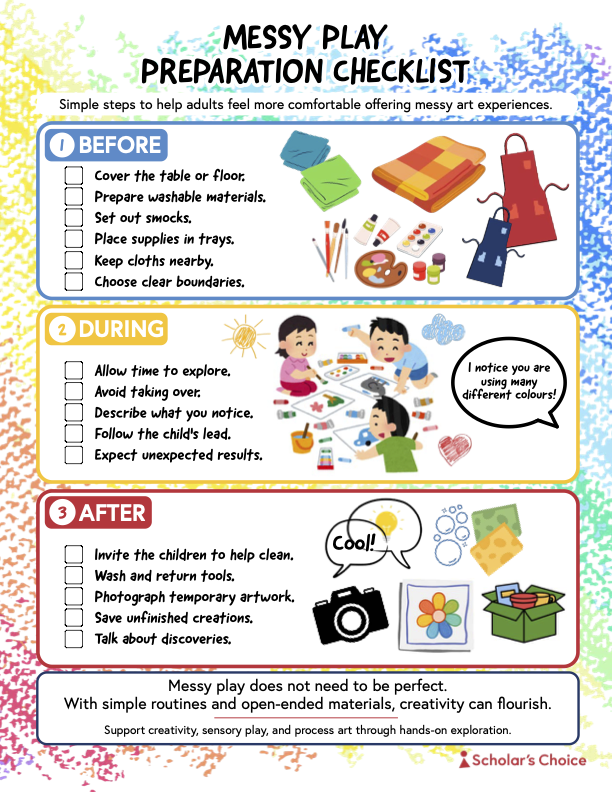 messy prep checklist_printable pack pg. 6